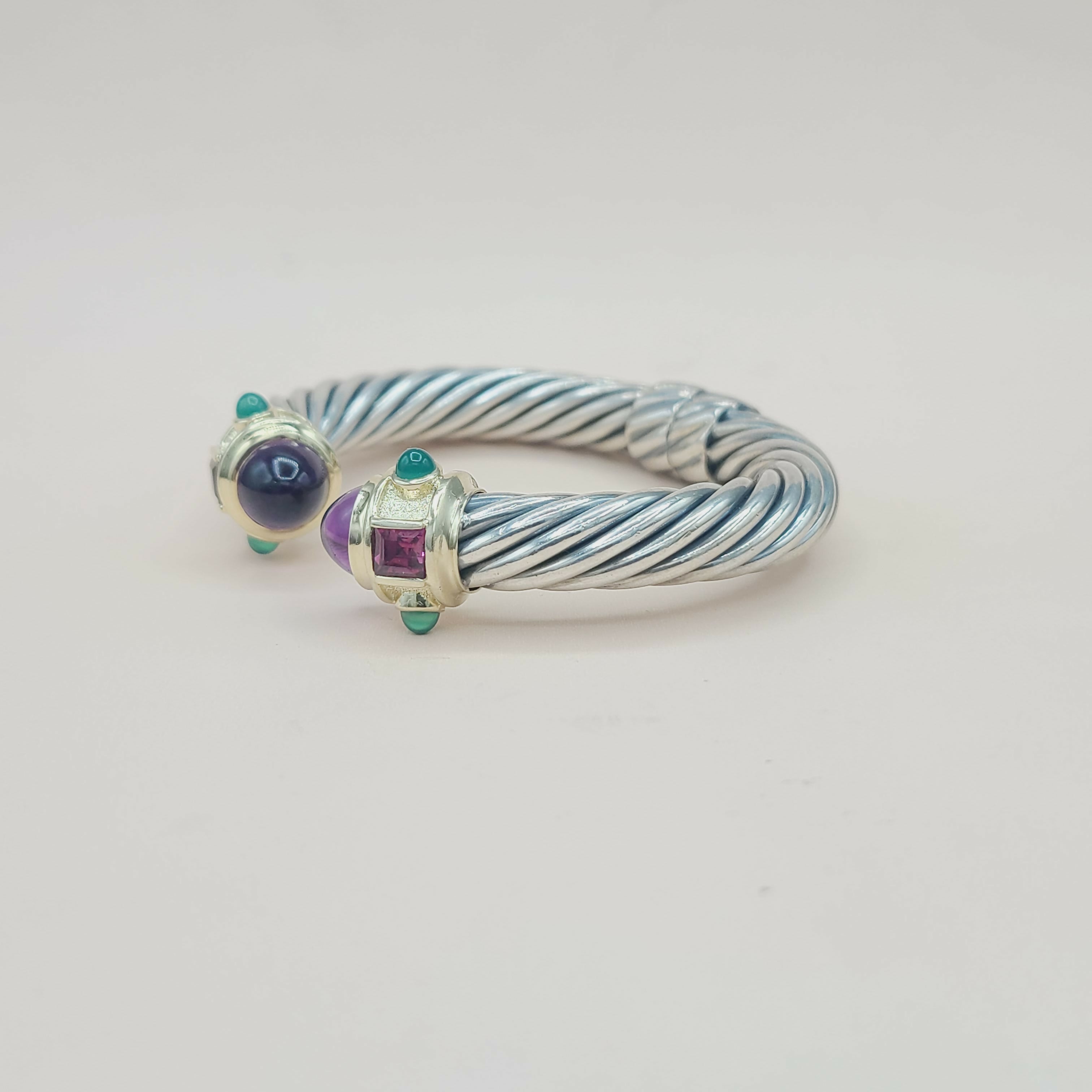 David Yurman Renaissance Bracelet 10mm Amethyst & Garnet、mySite、hinf8tx79