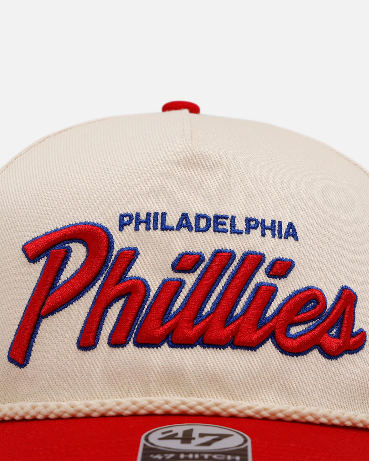 47 Brand Philadelphia Phillies 'MLB Opening Day' Script Hitch Snapback Natural、mySite、zt4zffjzw