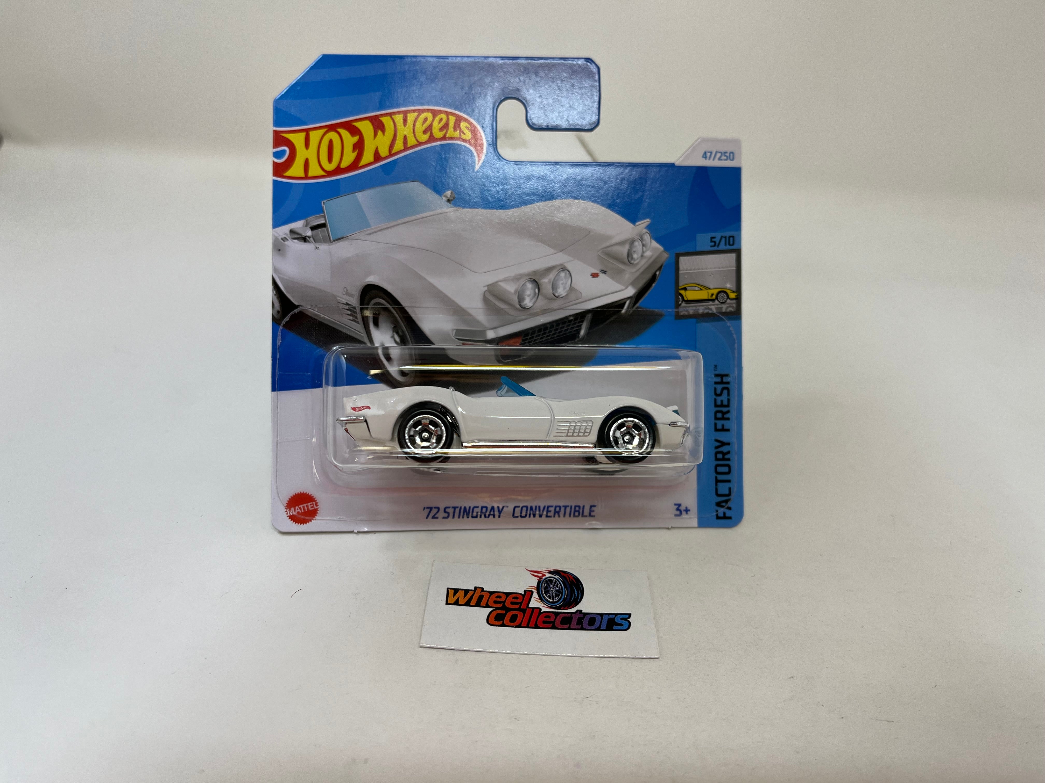 '72 Stingray Convertible #47 * White * 2024 Hot Wheels * SHORT CARD、mySite、hgirdovlk