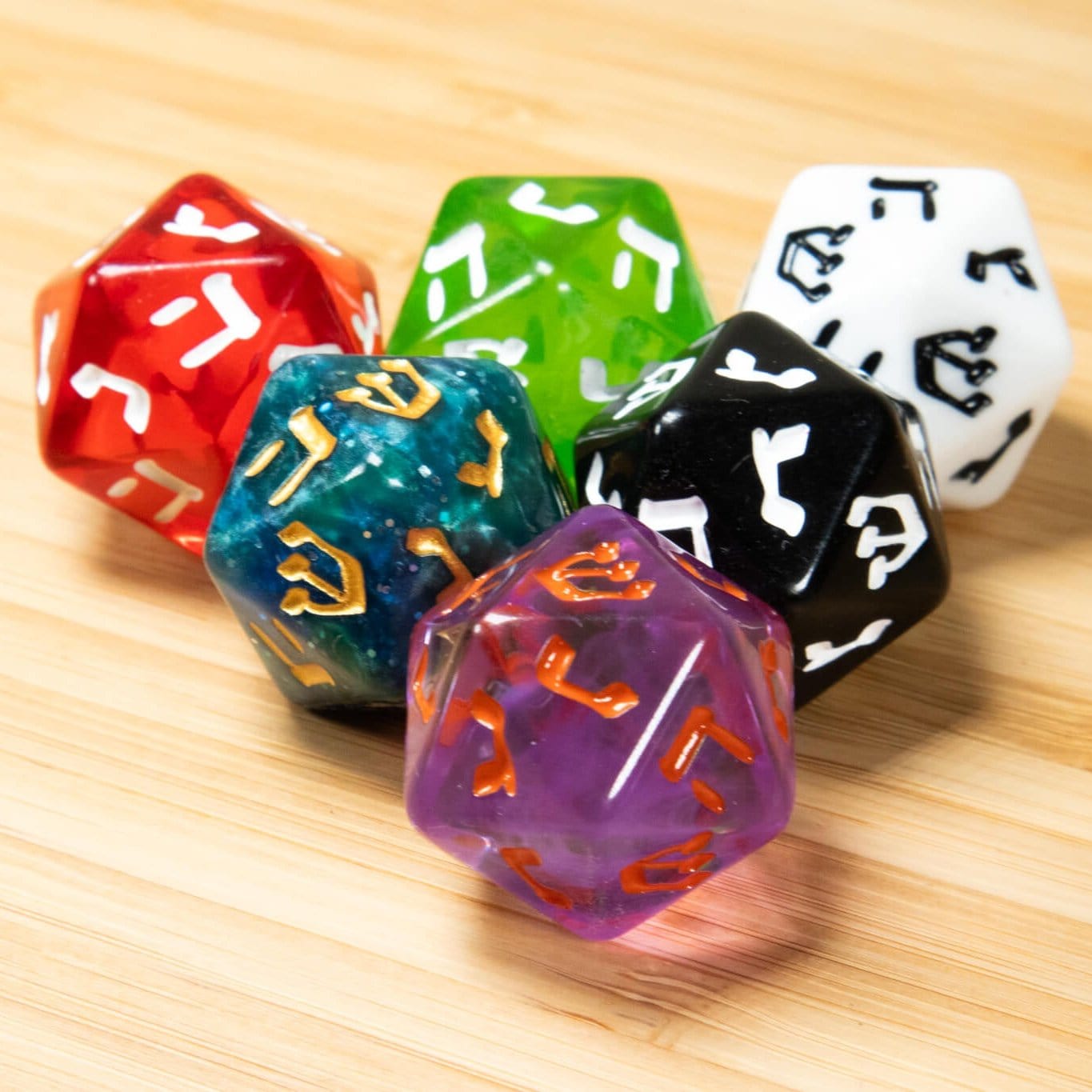 Dreidel20: The World's First Twenty-Sided Dreidel: Set of 6、mySite、topwebapps