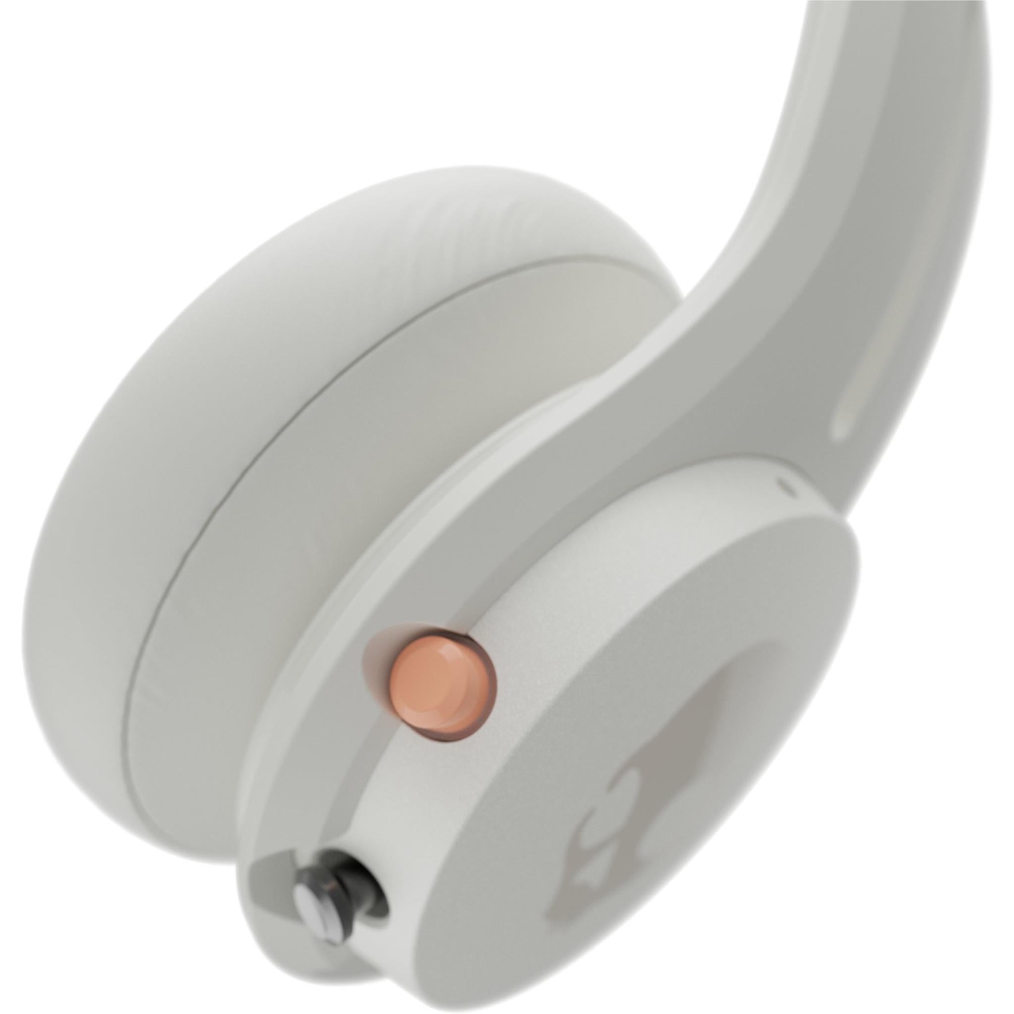 Skullcandy Icon ANC Wireless On-Ear Headphones (Bone Orange)、mySite、camillekostekn