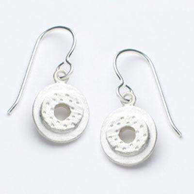 Emily Rosenfeld Sterling Silver Circle Earrings、mySite、topwebapps