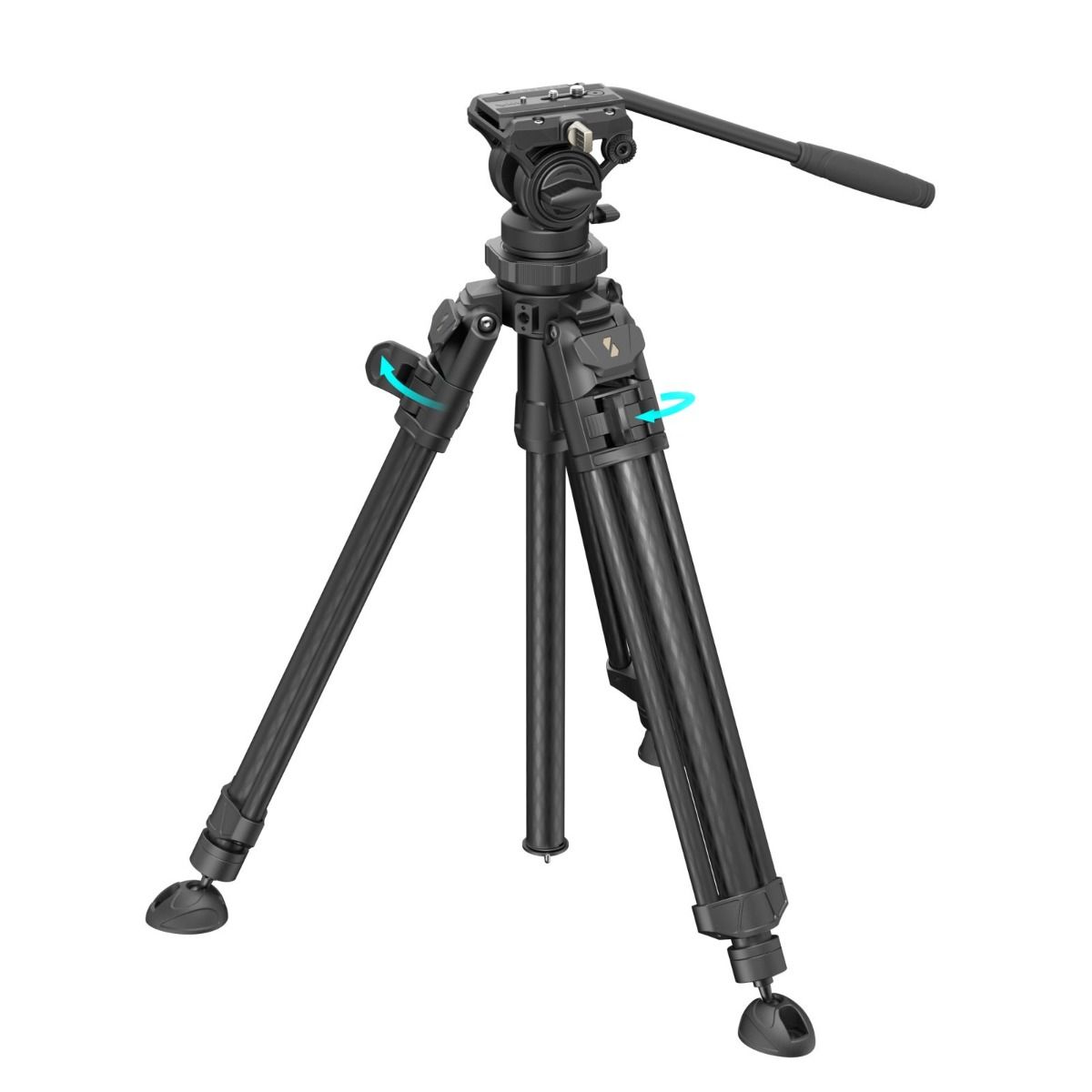 SmallRig Lightweight Video Carbon Fiber Tripod Kit AD-50 Pro 4420、mySite、camillekostekn