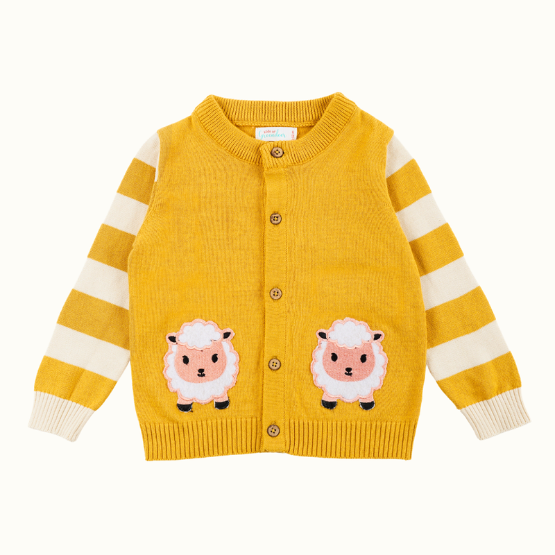 Cotton Snuggly Sweater For Kids | Mustard Yellow、mySite、camillekostekn