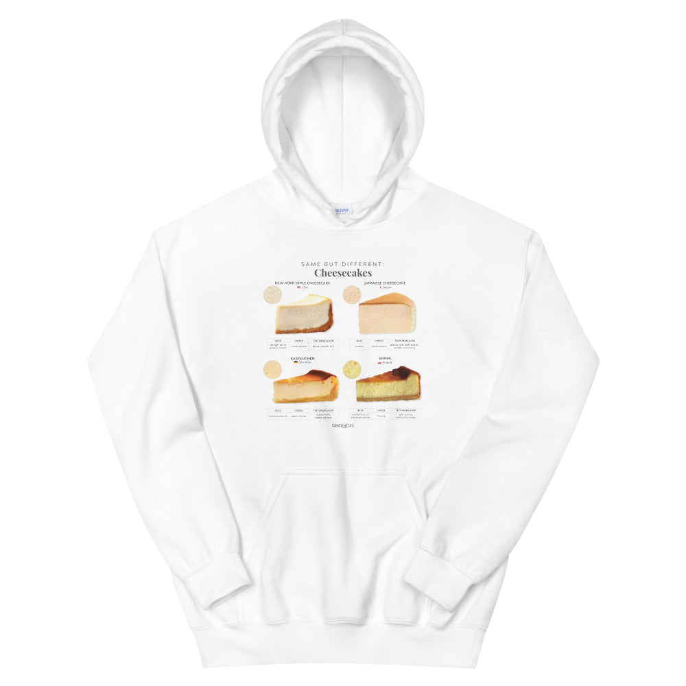 Same But Different Cheesecakes Unisex Hoodie、mySite、camillekostekn