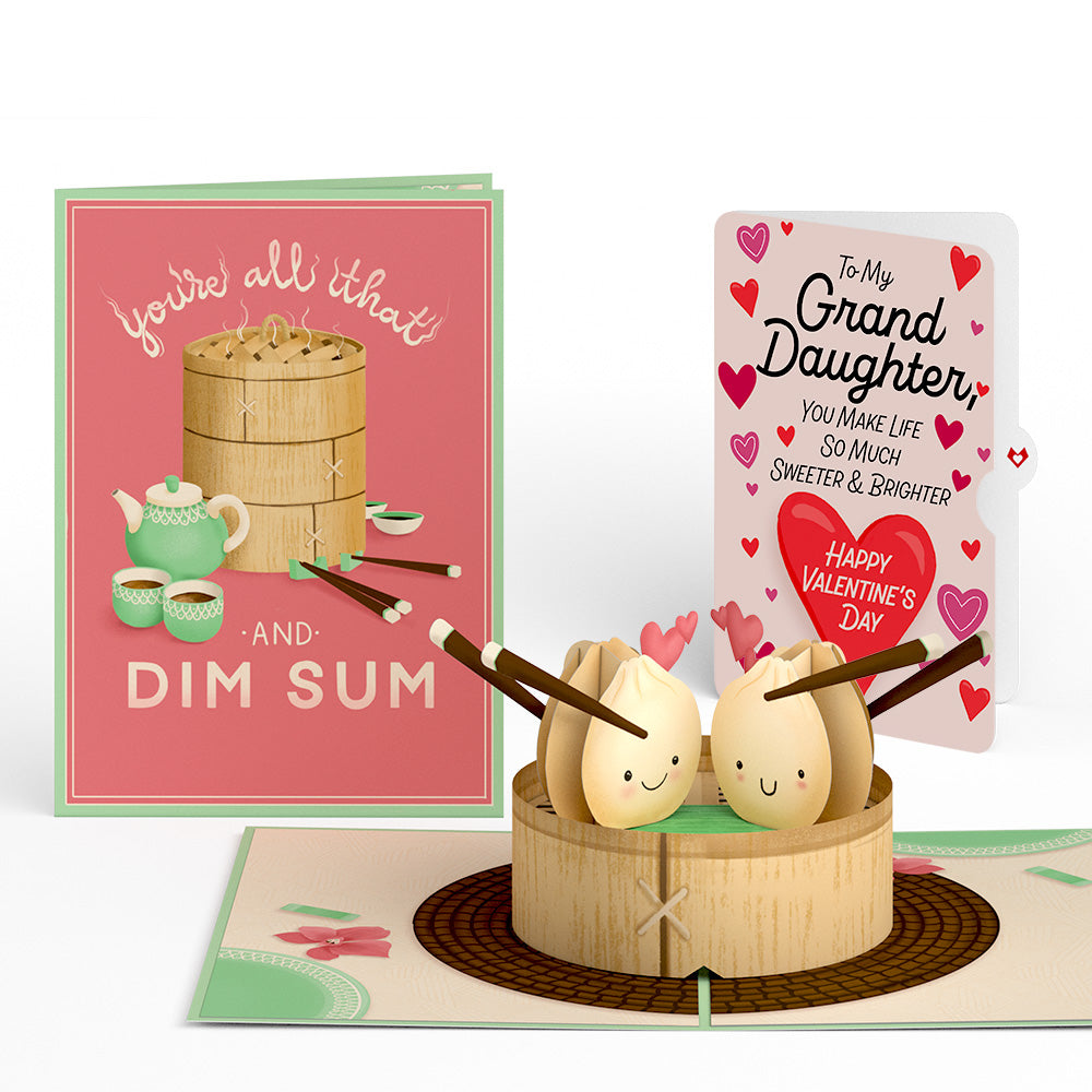 You're All That and Dim Sum Valentine Pop-Up Card and Sentiment Set for Granddaughter、mySite、solidvoid