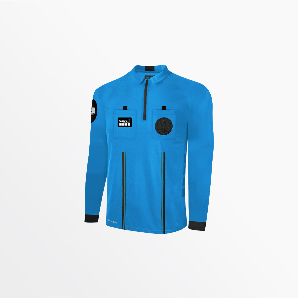 MEN'S OFFICIAL REFEREE 1/4 ZIP LONG SLEEVE JERSEY、mySite、neckold