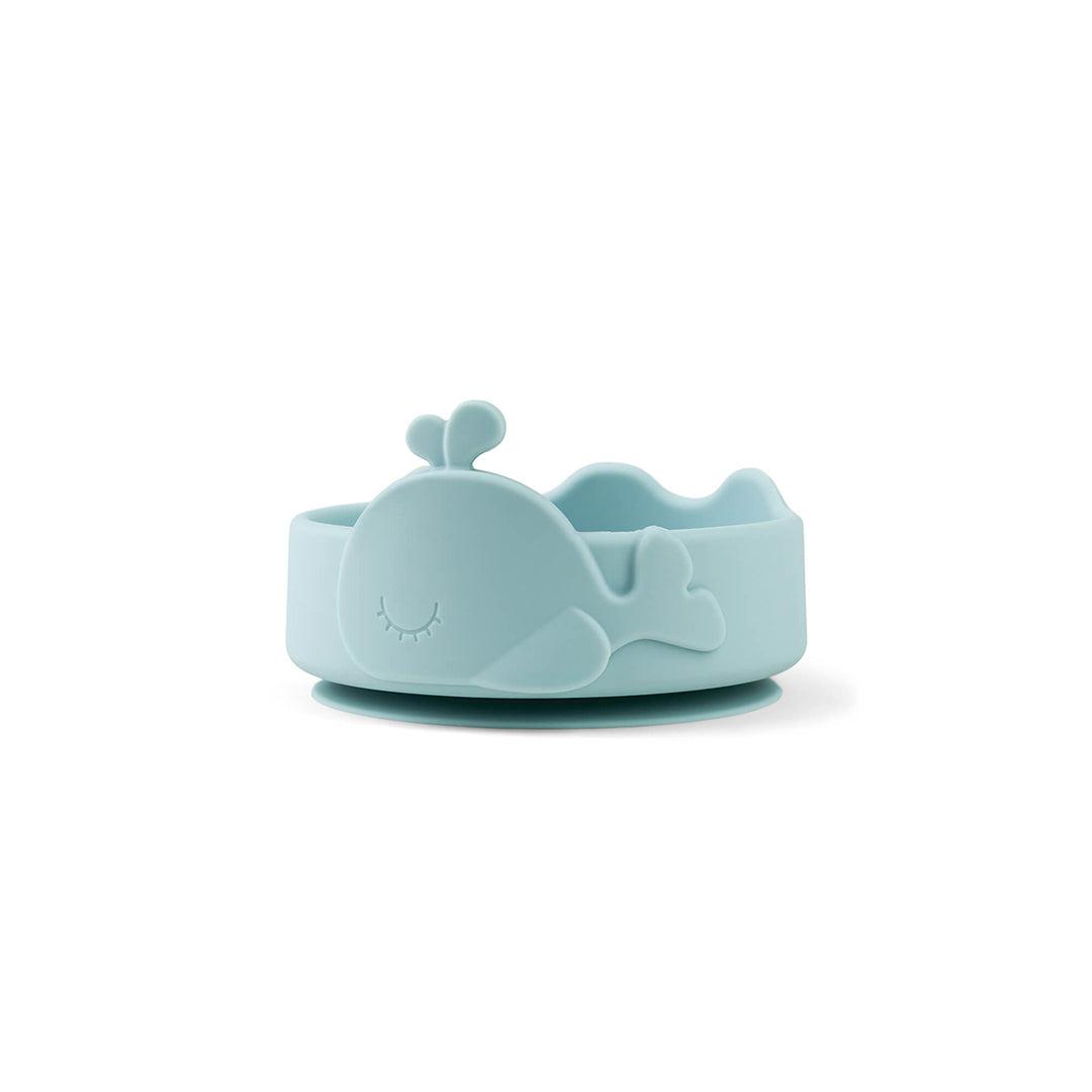  Done by Deer Silicone Stick & Stay Bowl + Baby Spoon - Blue - Wally、mySite、merchandisen