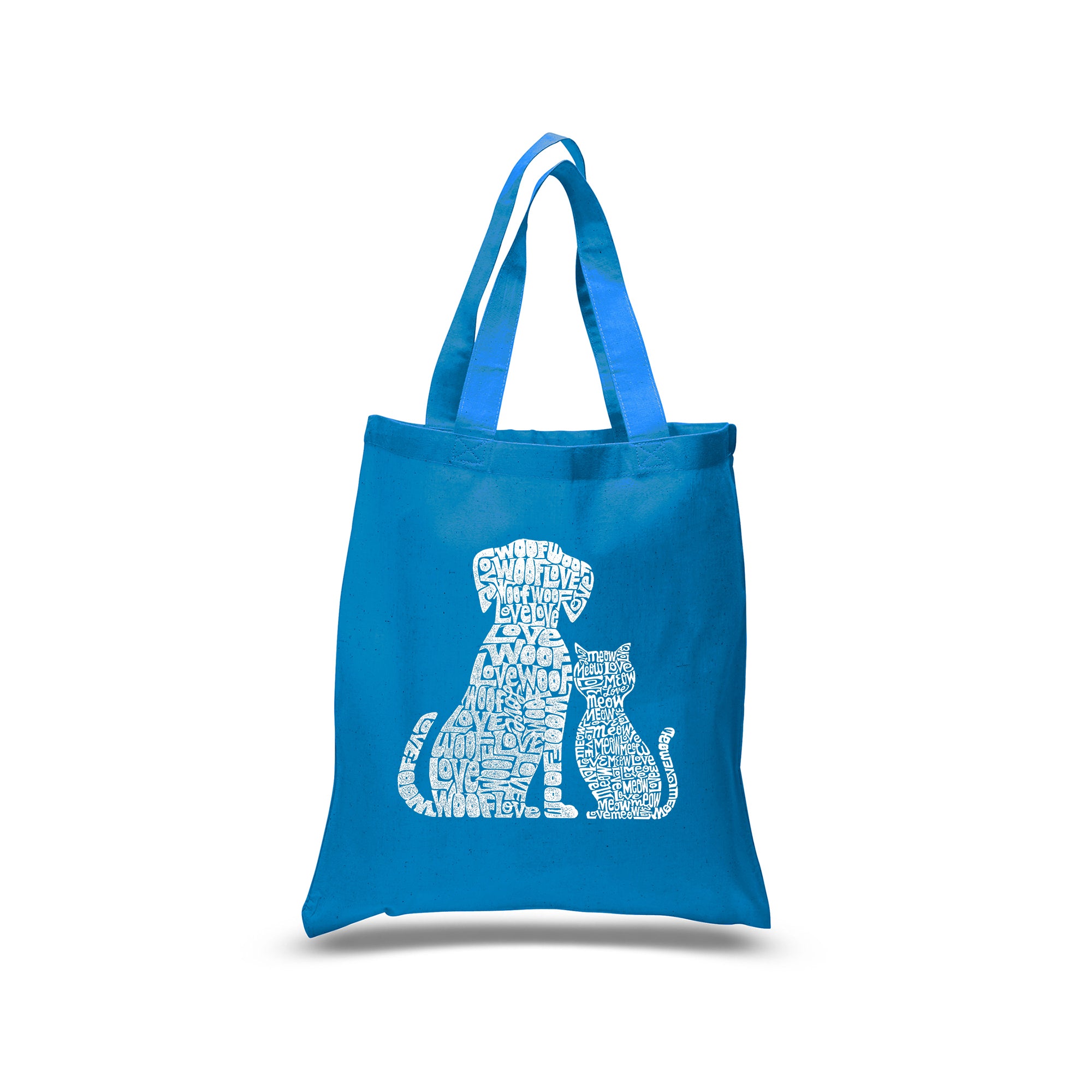 Small Word Art Tote Bag - Dogs and Cats、mySite、camillekostekn