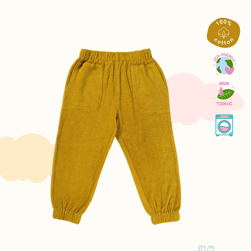 Cotton Sweat Pant | Yellow、mySite、camillekostekn