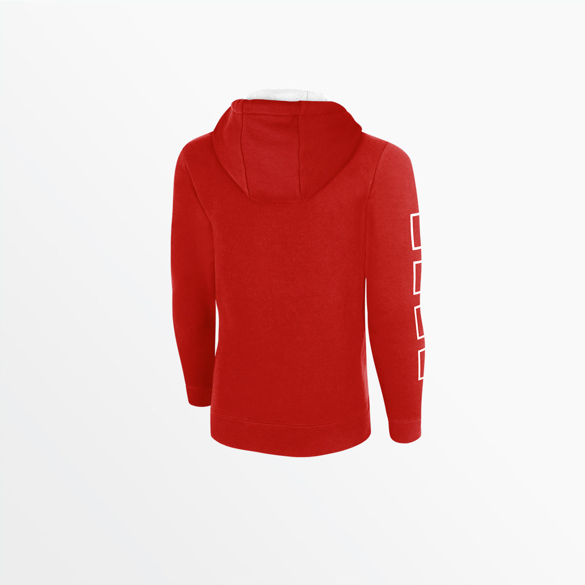 YOUTH FLEECE HOODIE WITH LOGO AND 4 CUBE SLEEVES