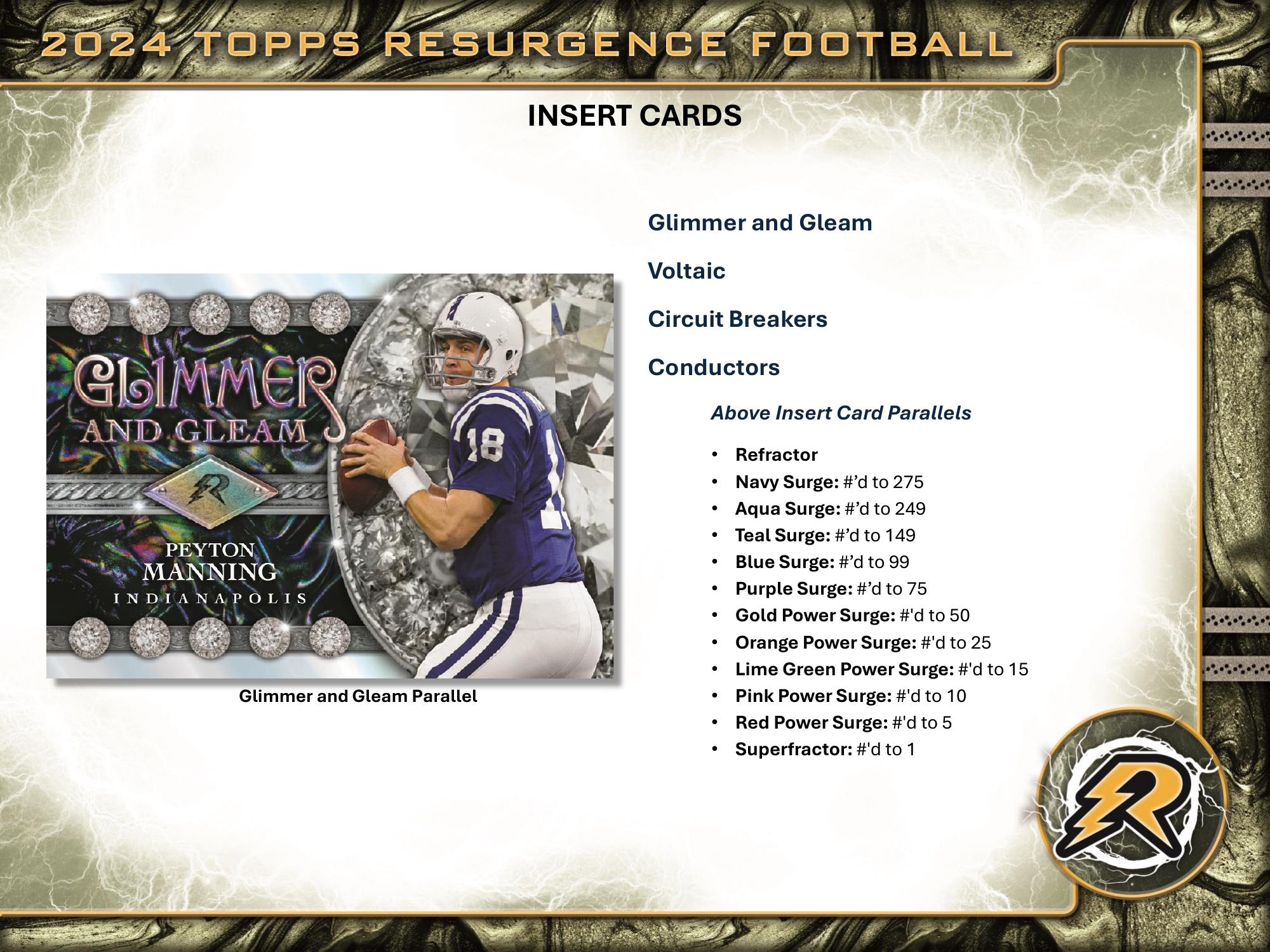 Topps Resurgence Football 2024 - Mega Box、mySite、waistdrama