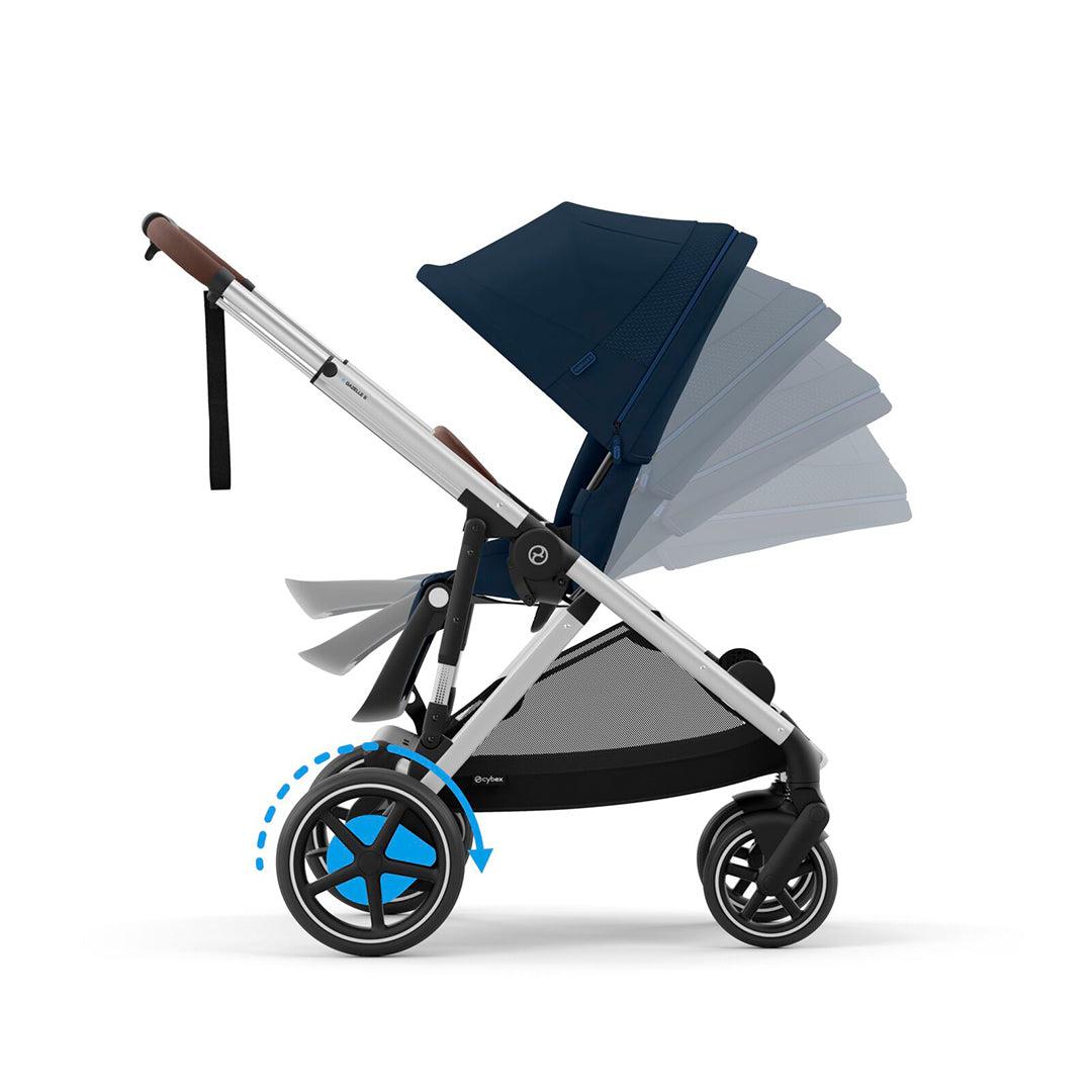  CYBEX e-Gazelle S Pushchair - Ocean Blue、mySite、merchandisen