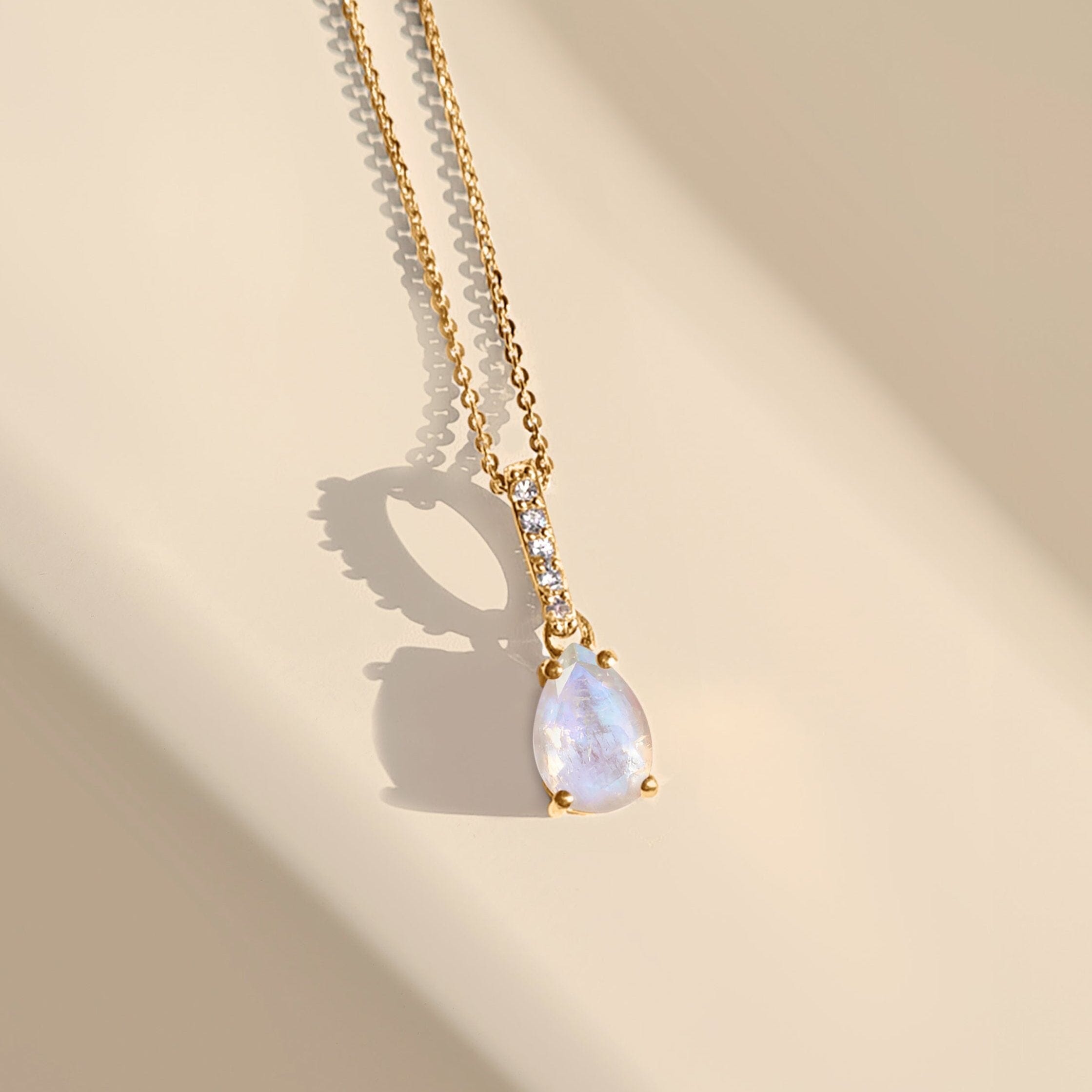 Moonstone Necklace Sway - June Birthstone、mySite、hinf8tx79