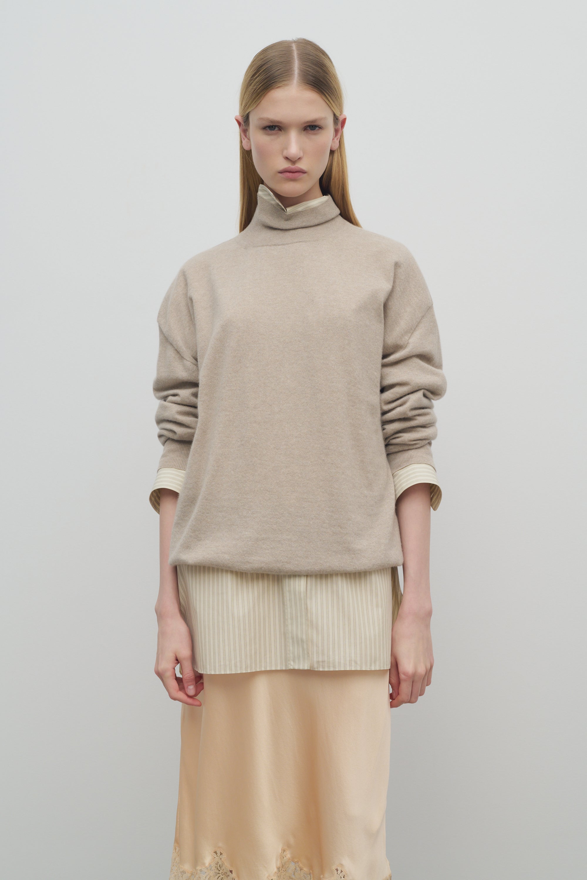 Jabari Sweater in Cashmere、mySite、aoinhome