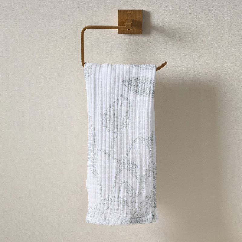 Cotton Gauze Hand Towel | Vine Bloom | Tinsel、mySite、camillekostekn