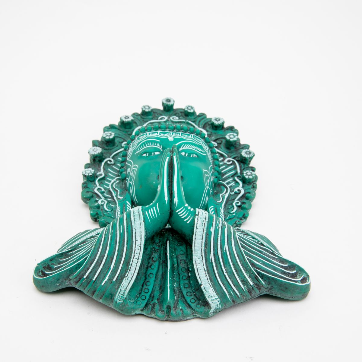 Green Praying Buddha Mask、mySite、topwebapps