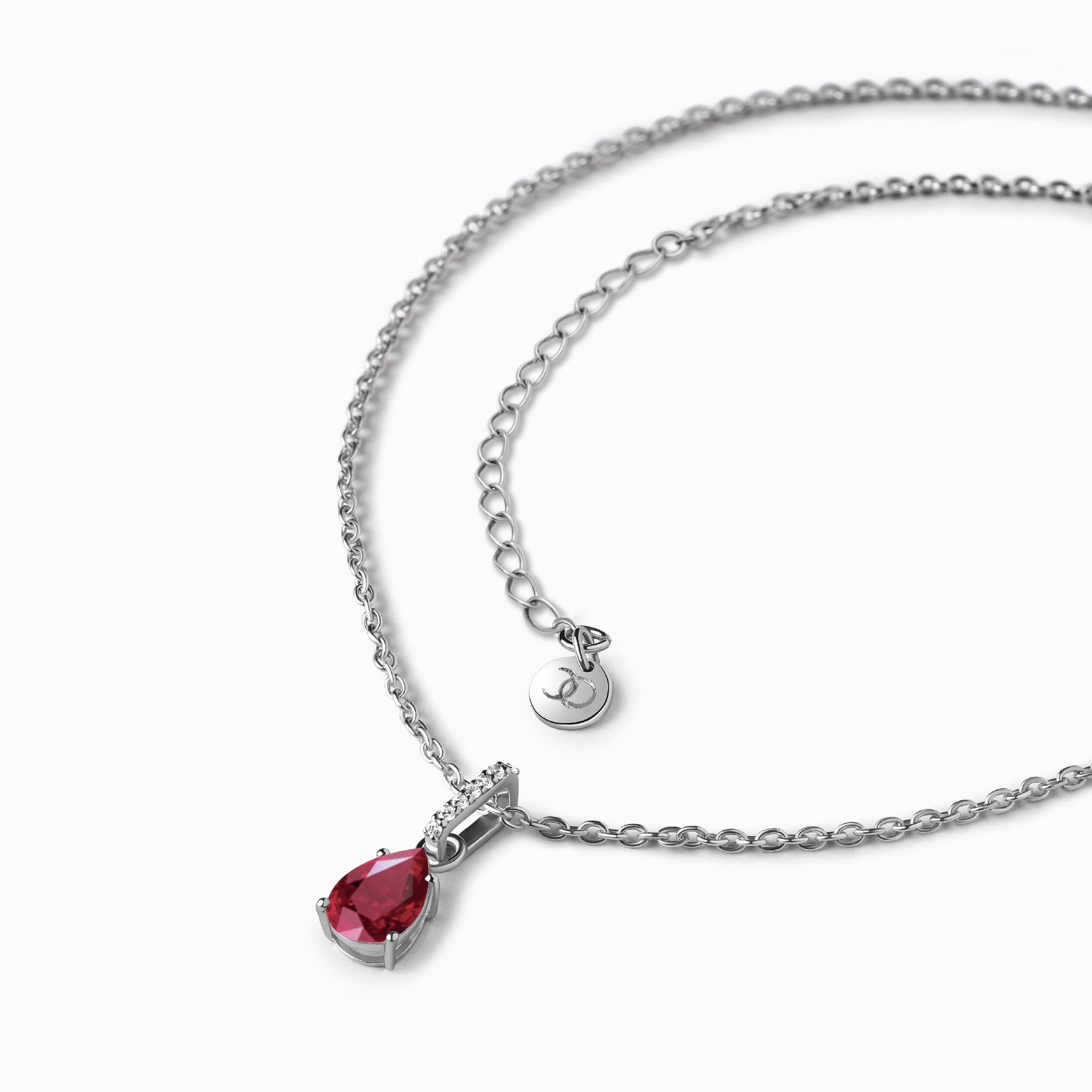 Ruby Necklace Sway - July Birthstone、mySite、hinf8tx79