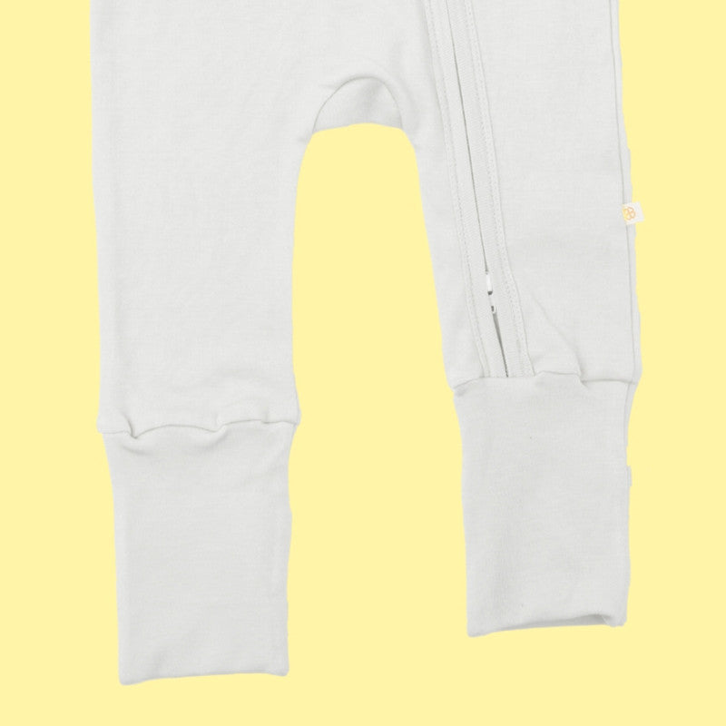 Baby Bamboo Sleepsuit | Candy Cane Printed | Off-White、mySite、camillekostekn