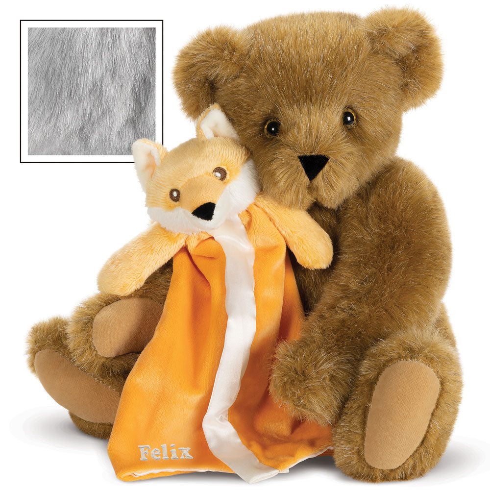 15 In. Cuddle Buddies Gift Set with Fox Blanket、mySite、g9winljtr
