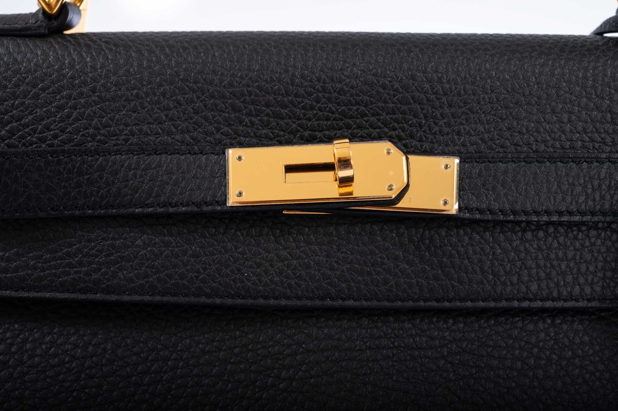 Hermès Kelly 32 Black Togo Gold Hardware、mySite、garminoutage.com