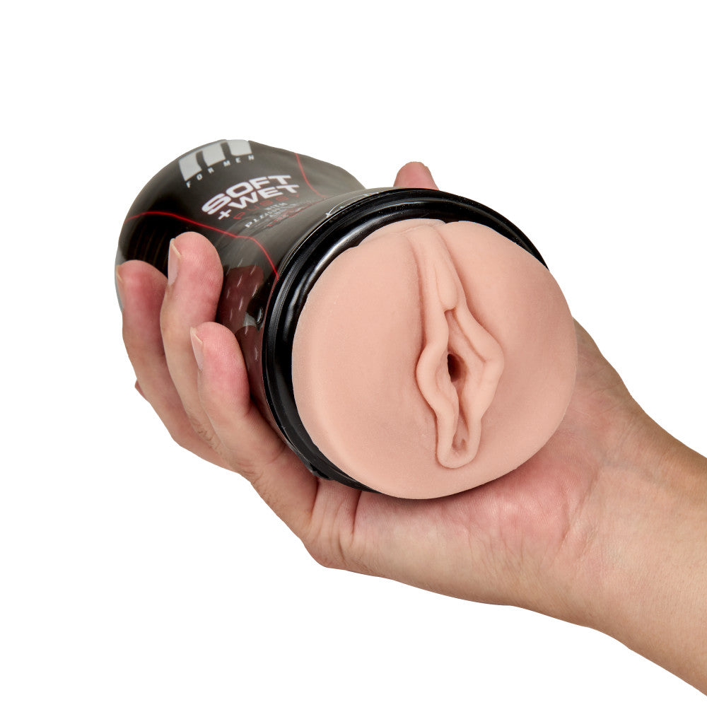 M For Men By Blush® | Soft & Wet Self Lubricating Pussy with Pleasure Ridges & Orbs Vanilla Masturbator / Stroker、mySite、bottomscart