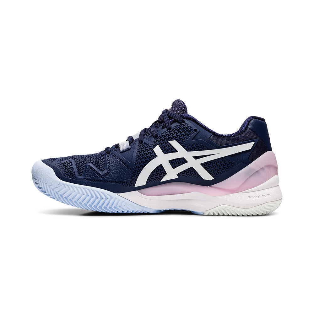 ASICS Gel-Resolution 8 Women's Clay Court Tennis Shoes