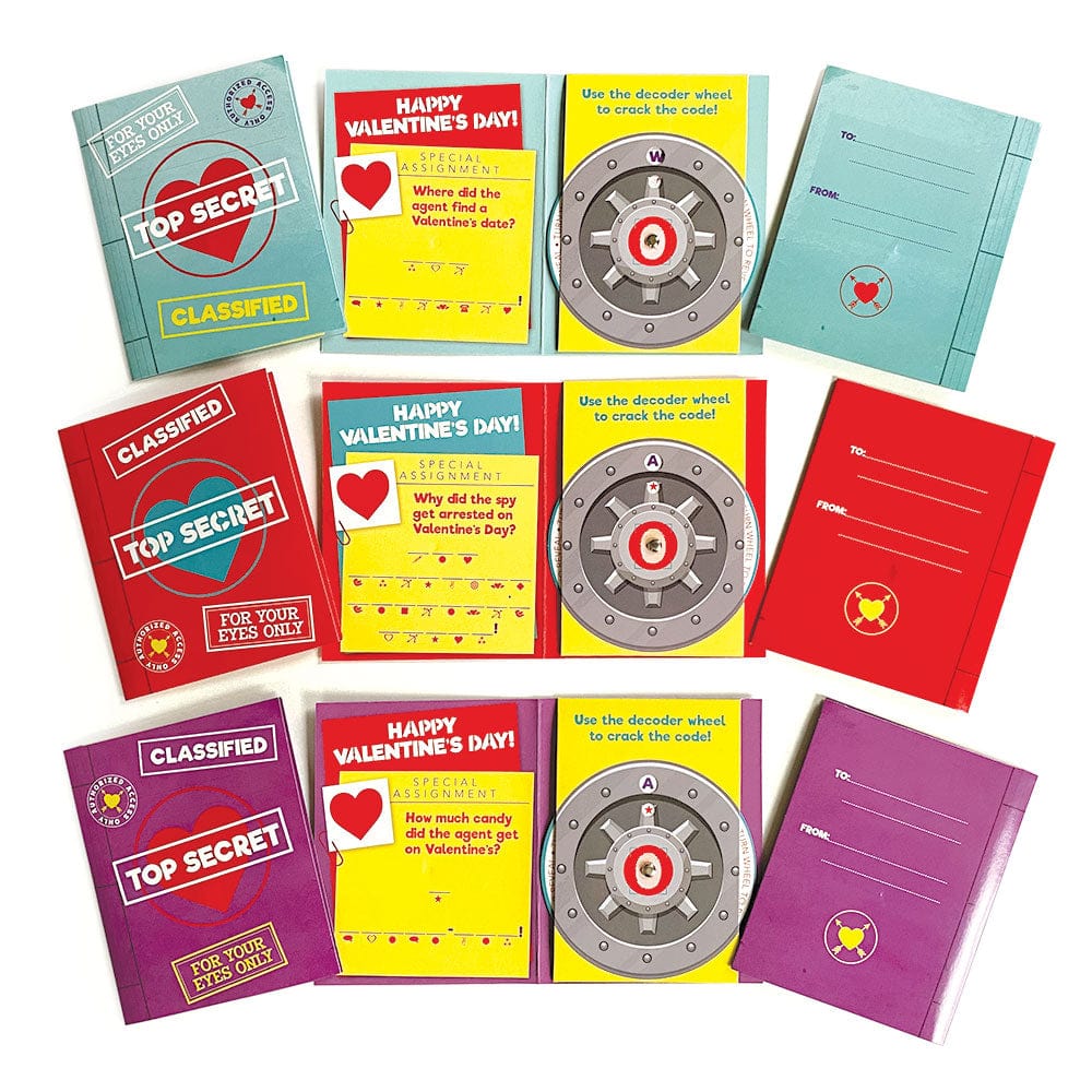  Valentine Cards Set - Top Secret Decoder、mySite、ghnorth