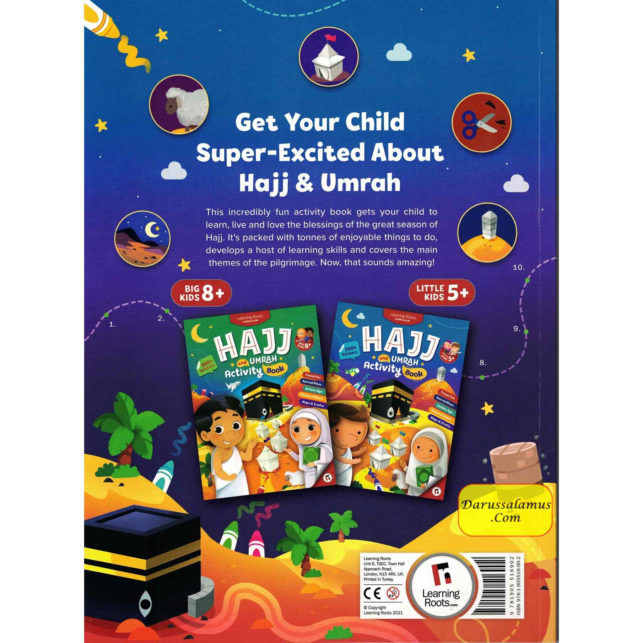 Hajj & Umrah Activity Book (Little Kids) Age 5 +、mySite、topwebapps