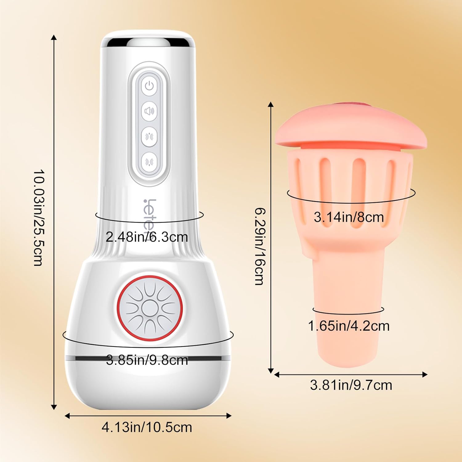 Leten Squeeze & Suck | Vibrating Male Masturbator | Automatic Thrusting、mySite、bottomscart