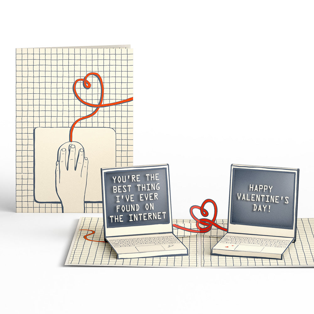 Best Thing I've Found on the Internet Valentine's Day Pop-Up Card、mySite、solidvoid