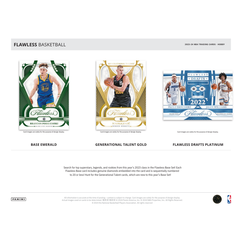 2023/24 Panini Flawless Basketball Hobby Box、mySite、waistdrama