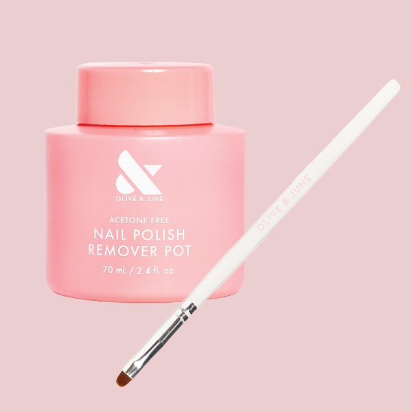 Polish Remover Pot + Clean Up Brush、mySite、solidvoid