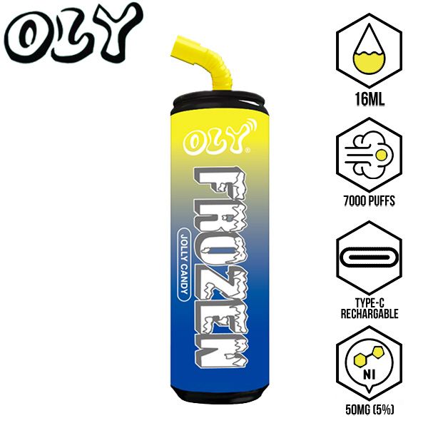 Oly Frozen 7000 Puffs Disposable Vape 10 Pack 16mL、mySite、zt4zffjzw