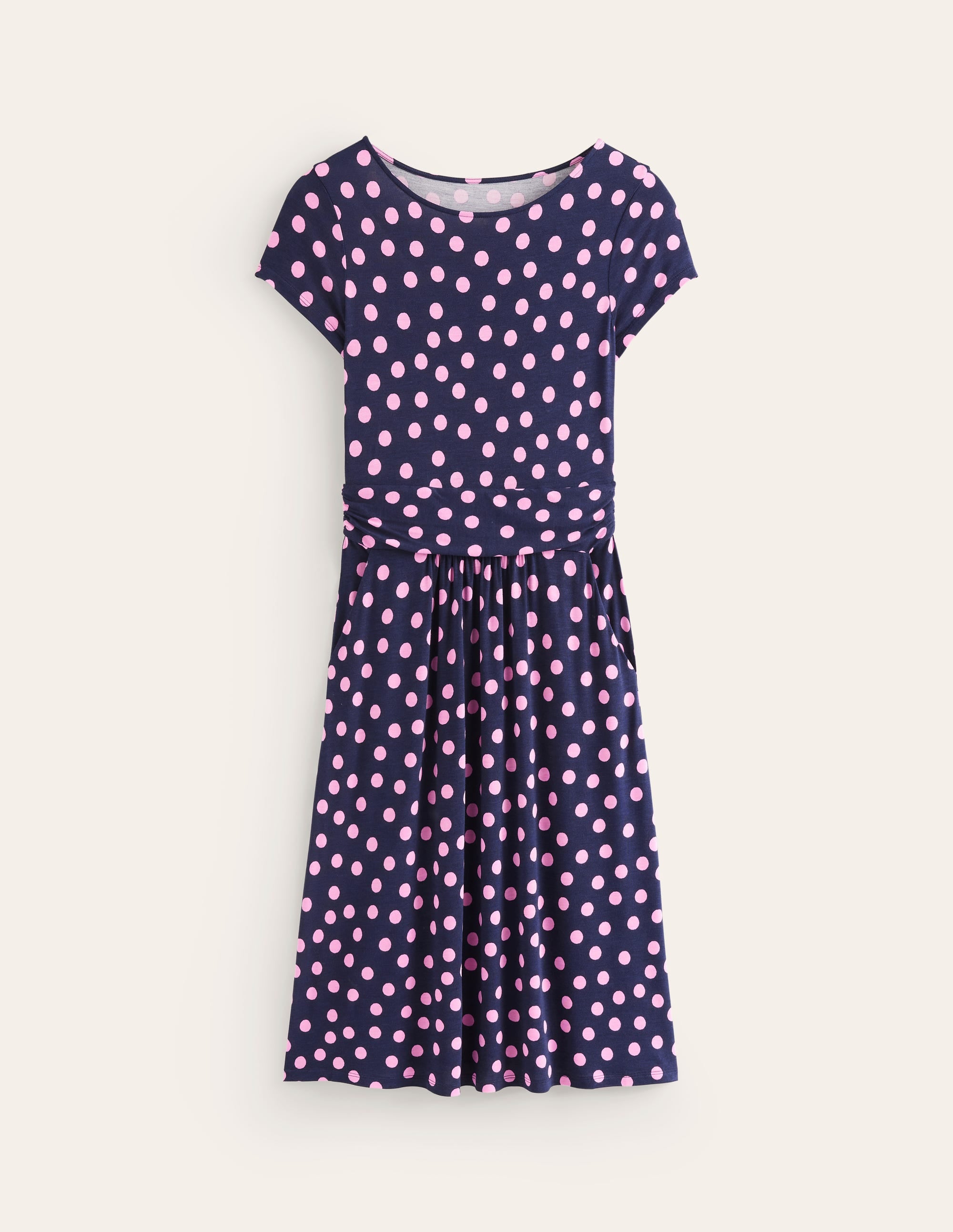  Amelie Jersey Dress-Sherbert, Abstract Dot、mySite、ashleygrahame