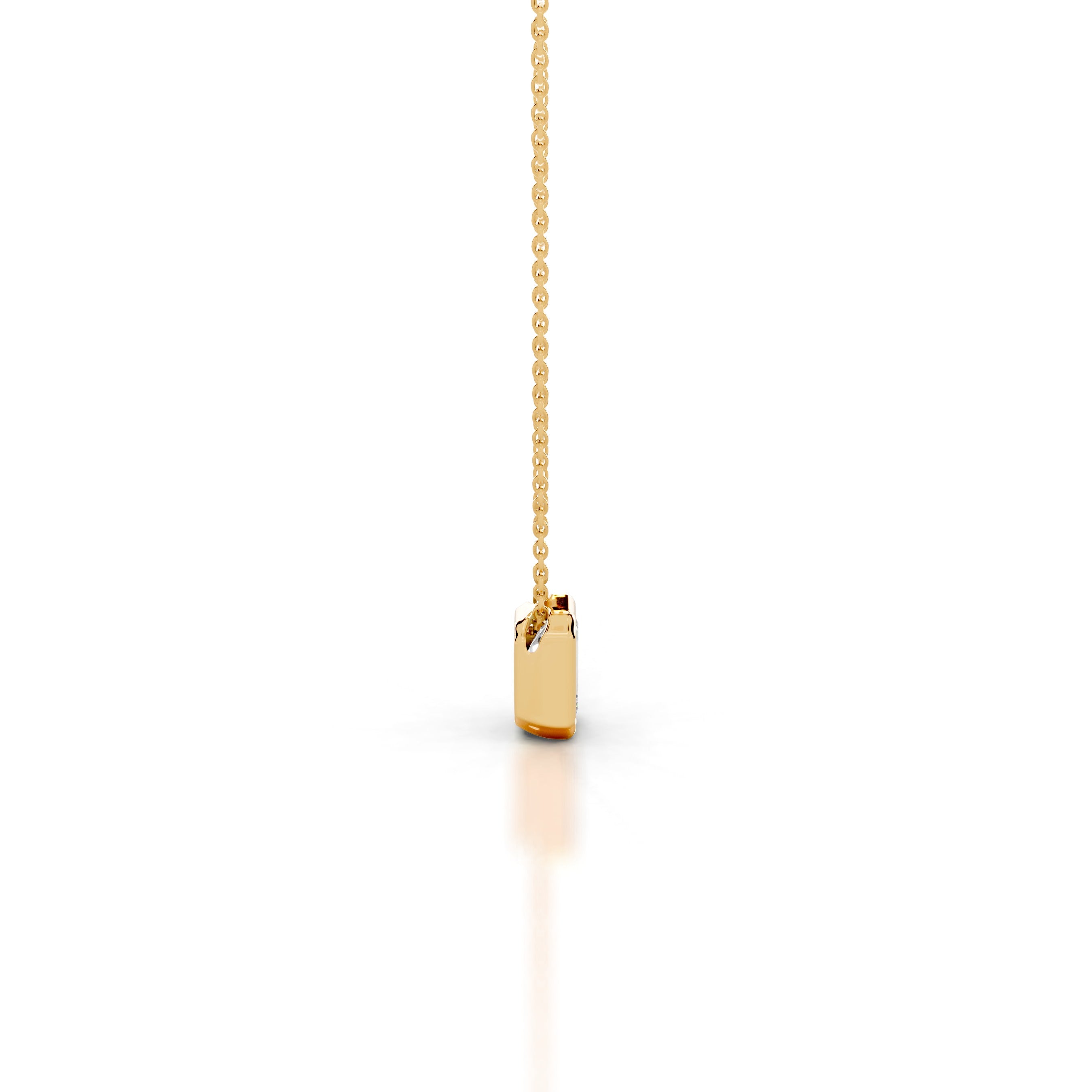 Gianna Lab Grown Diamond Pendant - 18K Yellow Gold、mySite、hinf8tx79