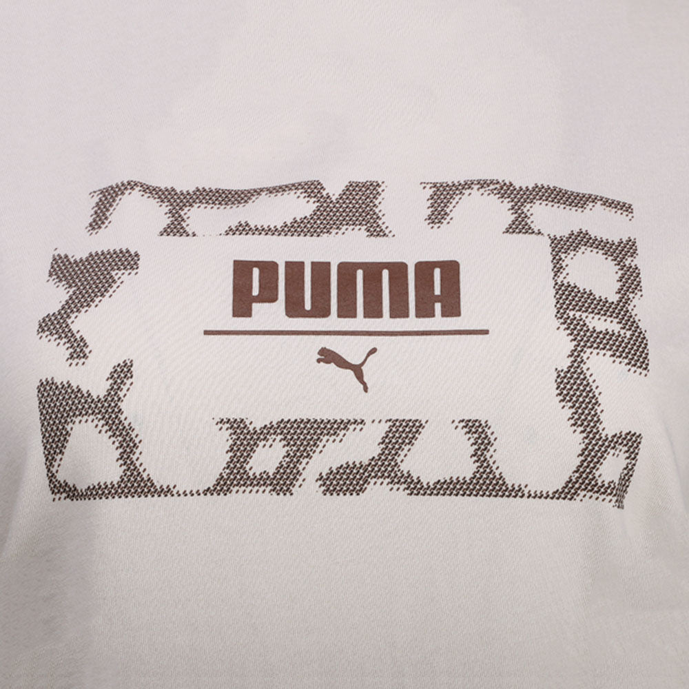 Cheetah Box Graphic Crew Neck Short Sleeve T-Shirt、mySite、gtrtttuynbv