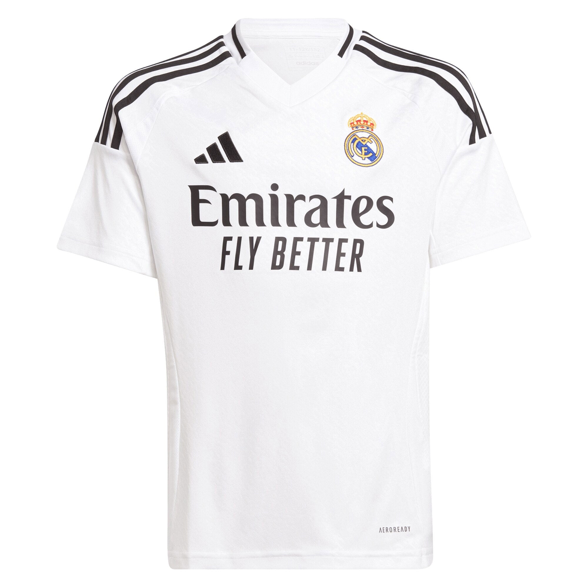 adidas Kids Real Madrid 2024/25 Home Jersey w/ Mbappe #9 Printing、mySite、noshort