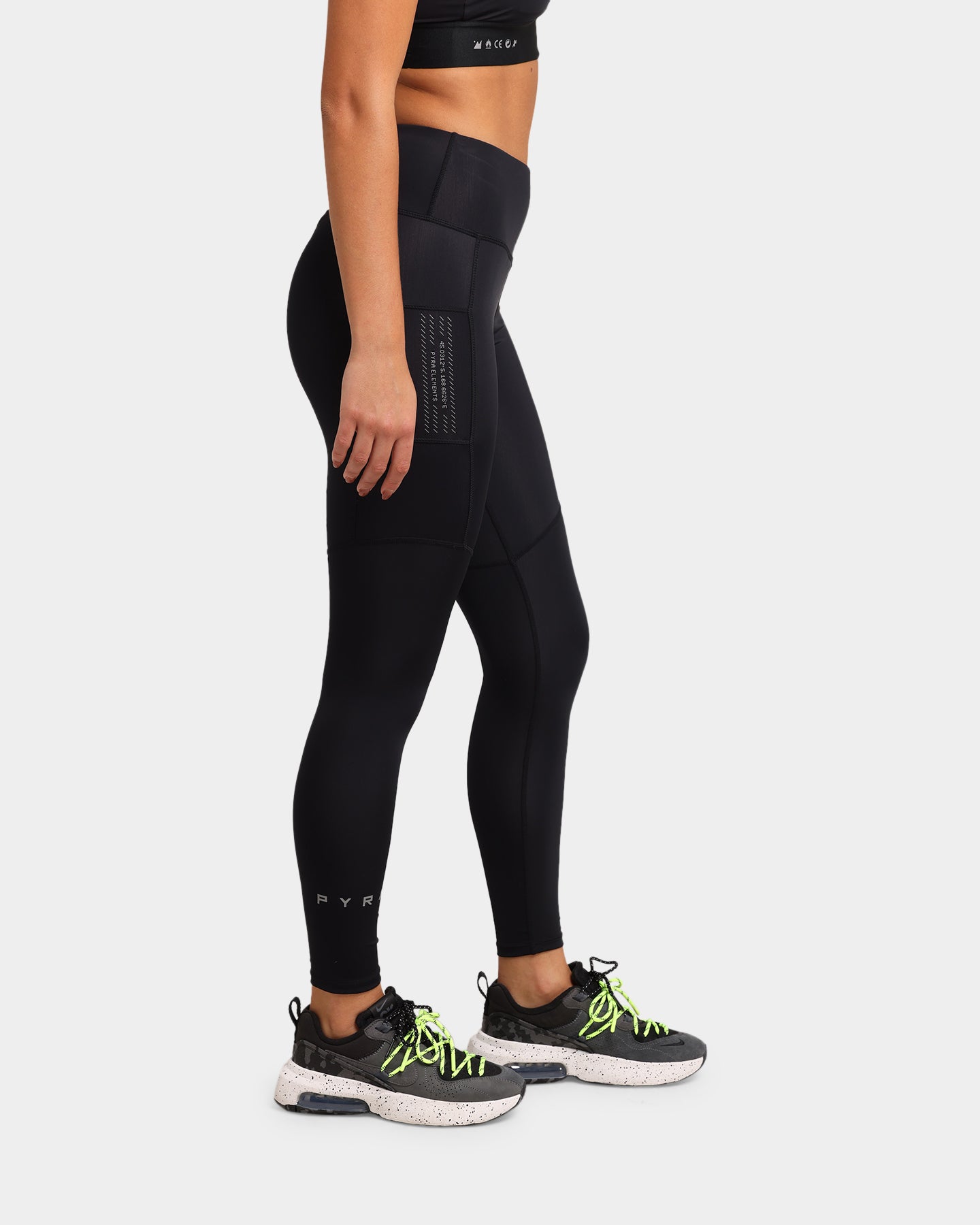 Pyra Women's 3M Pocket Leggings Black、mySite、zt4zffjzw