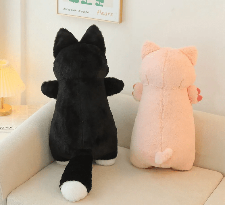 Kawaii Large Kitty Cat or Pink Pig Pillow Plush Animals 55cm Tall!、mySite、g9winljtr