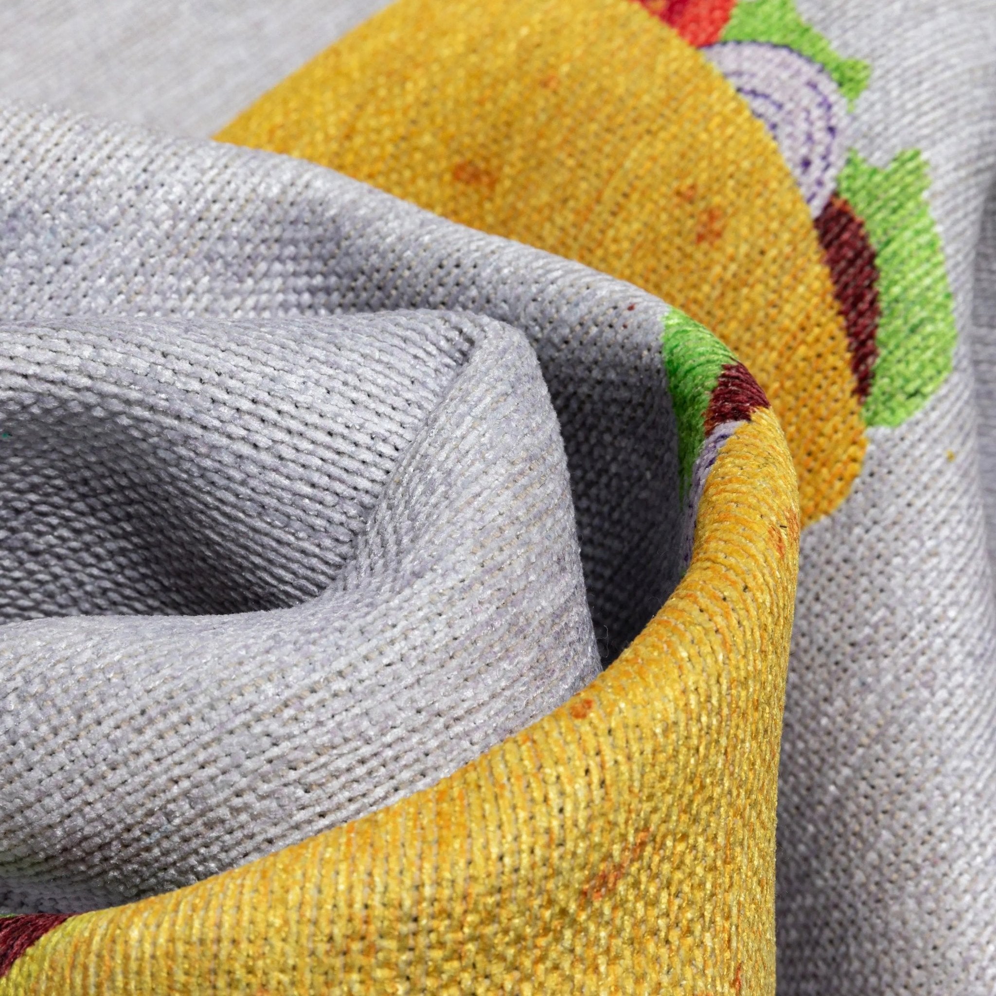 Multi Tacos Novelty Multi Pink Flat-Weave Rug、mySite、gigharbornorthrealestate