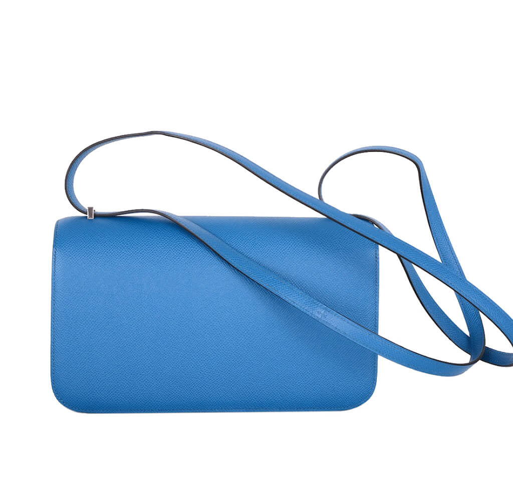 Hermès Constance Elan Bag 25 Blue Izmir Epsom、mySite、garminoutage.com