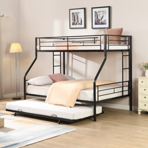 METAL BUNK BED WHITE、、casual
