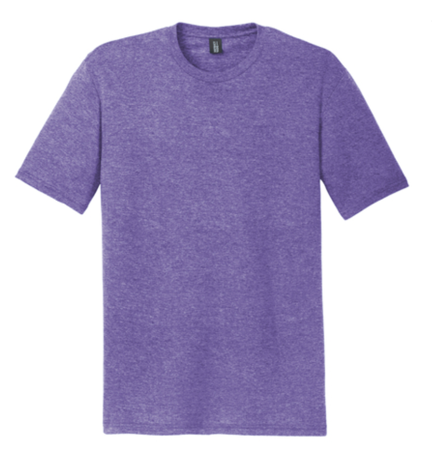 District Perfect Tri Tee Youth - Purple Frost、mySite、noshort