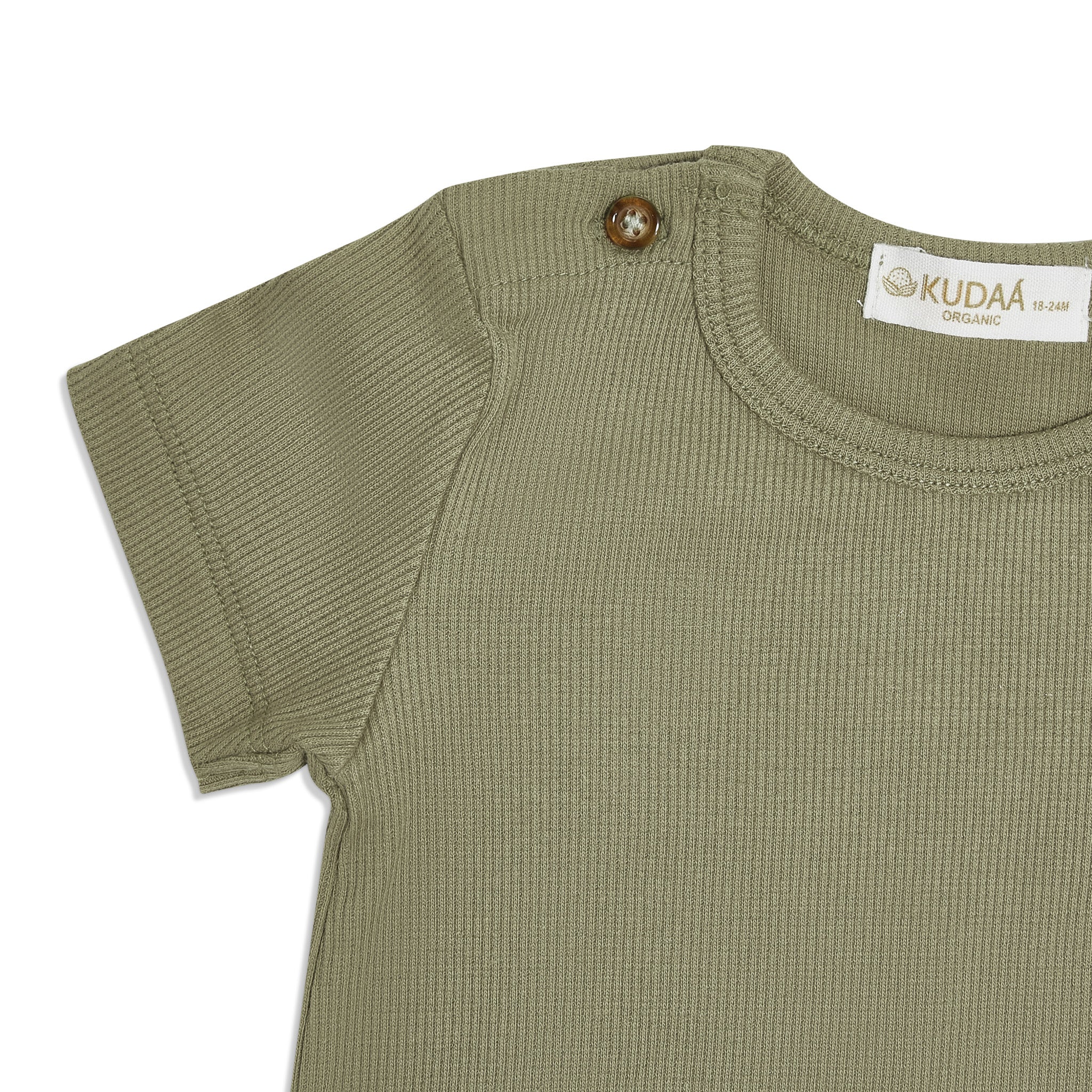 RETIRED - Organic Short Sleeve Bunsuit - Bayleaf、mySite、g9winljtr