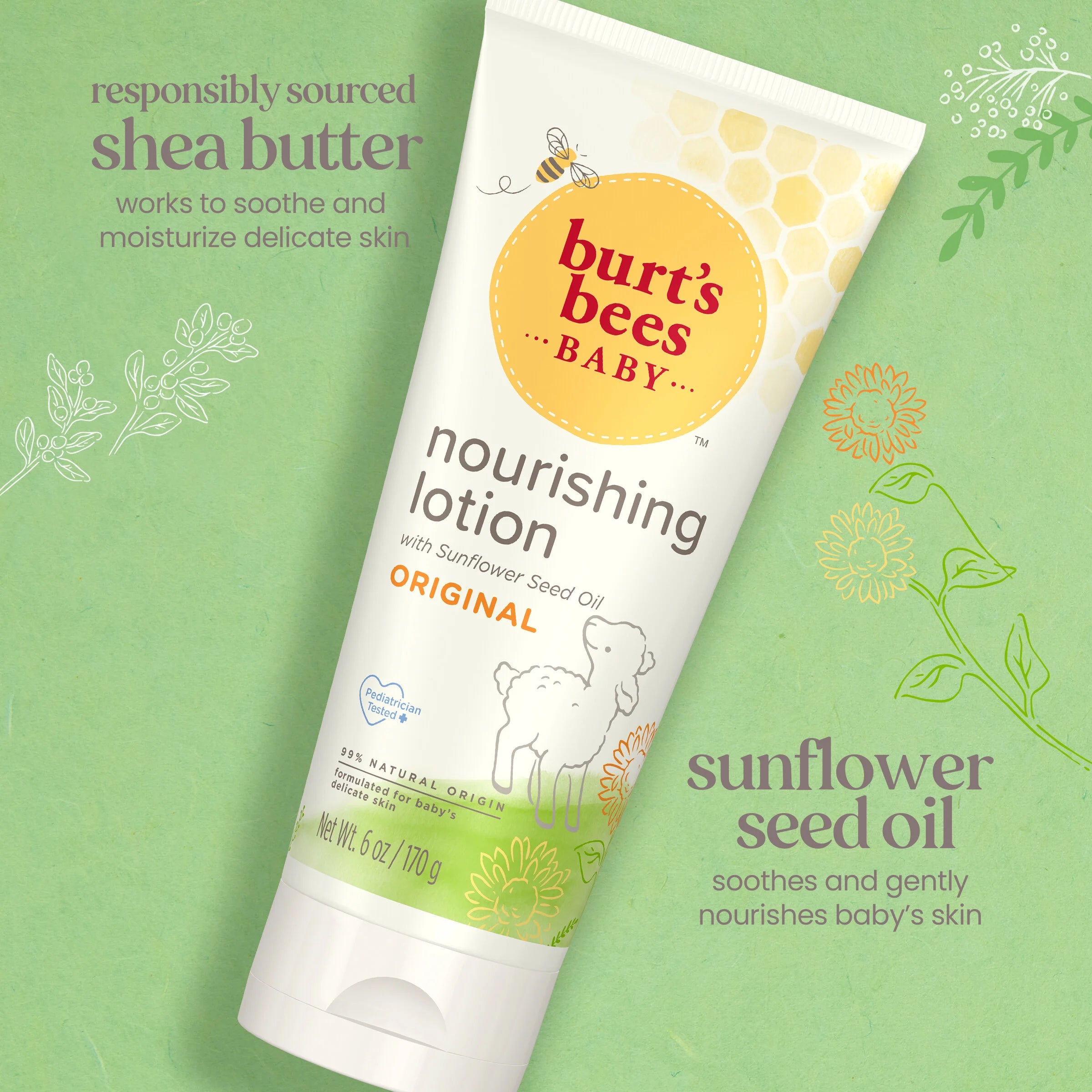 Burt's Bees Baby Nourishing Lotion - Original、mySite、g9winljtr