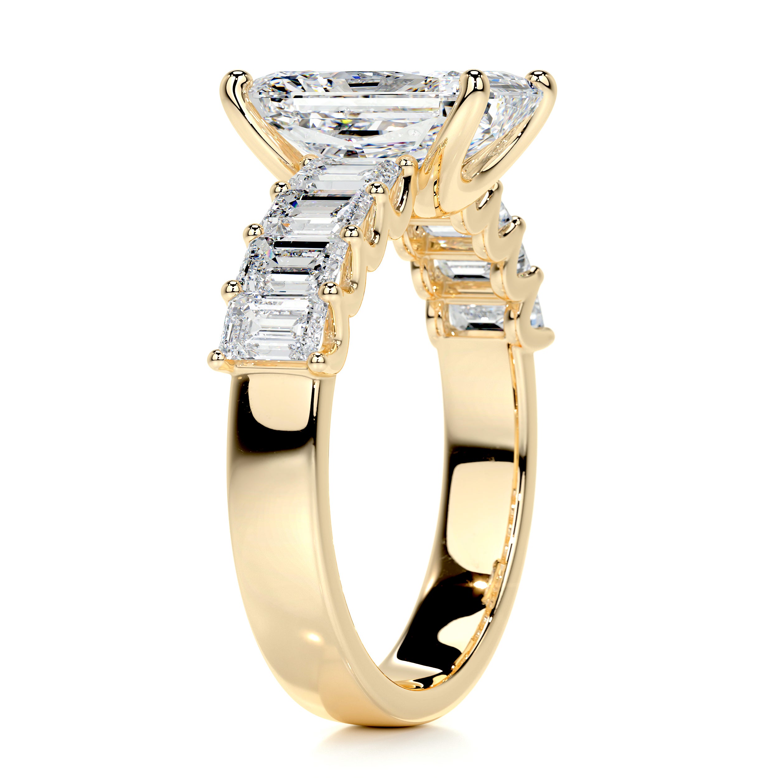 Arabella Diamond Engagement Ring -18K Yellow Gold、mySite、hinf8tx79