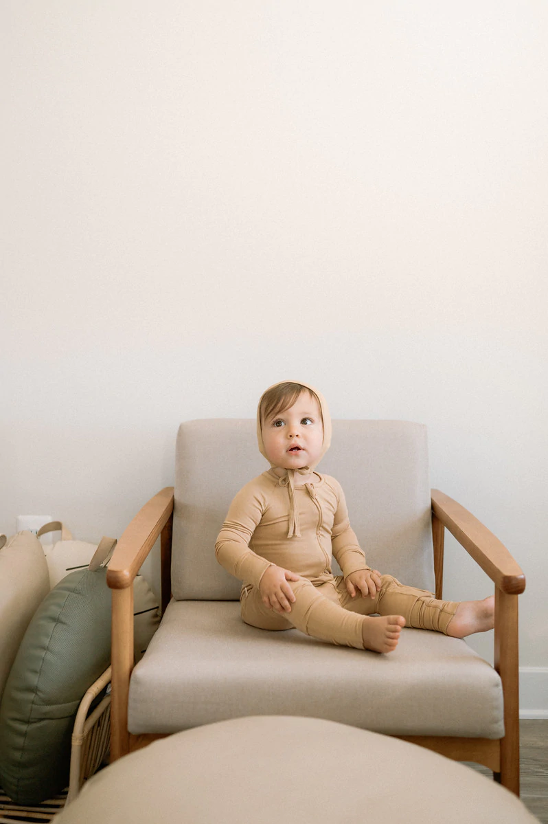 Organic Bamboo Viscose 2 Way Zipper Romper - Goldenrod、mySite、g9winljtr