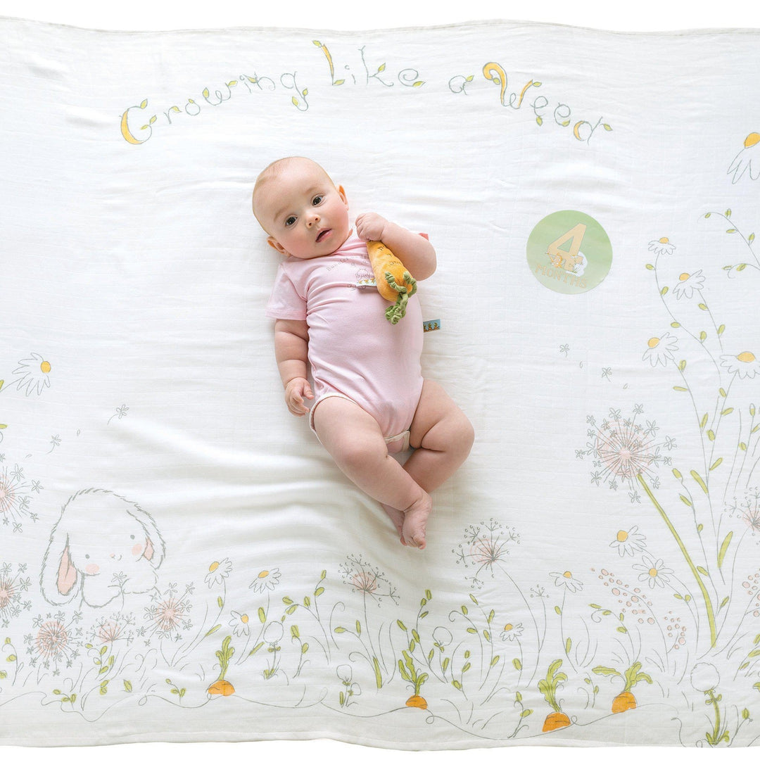 RETIRED - Growing Like A Weed Baby Monthly Milestone Blanket、mySite、g9winljtr