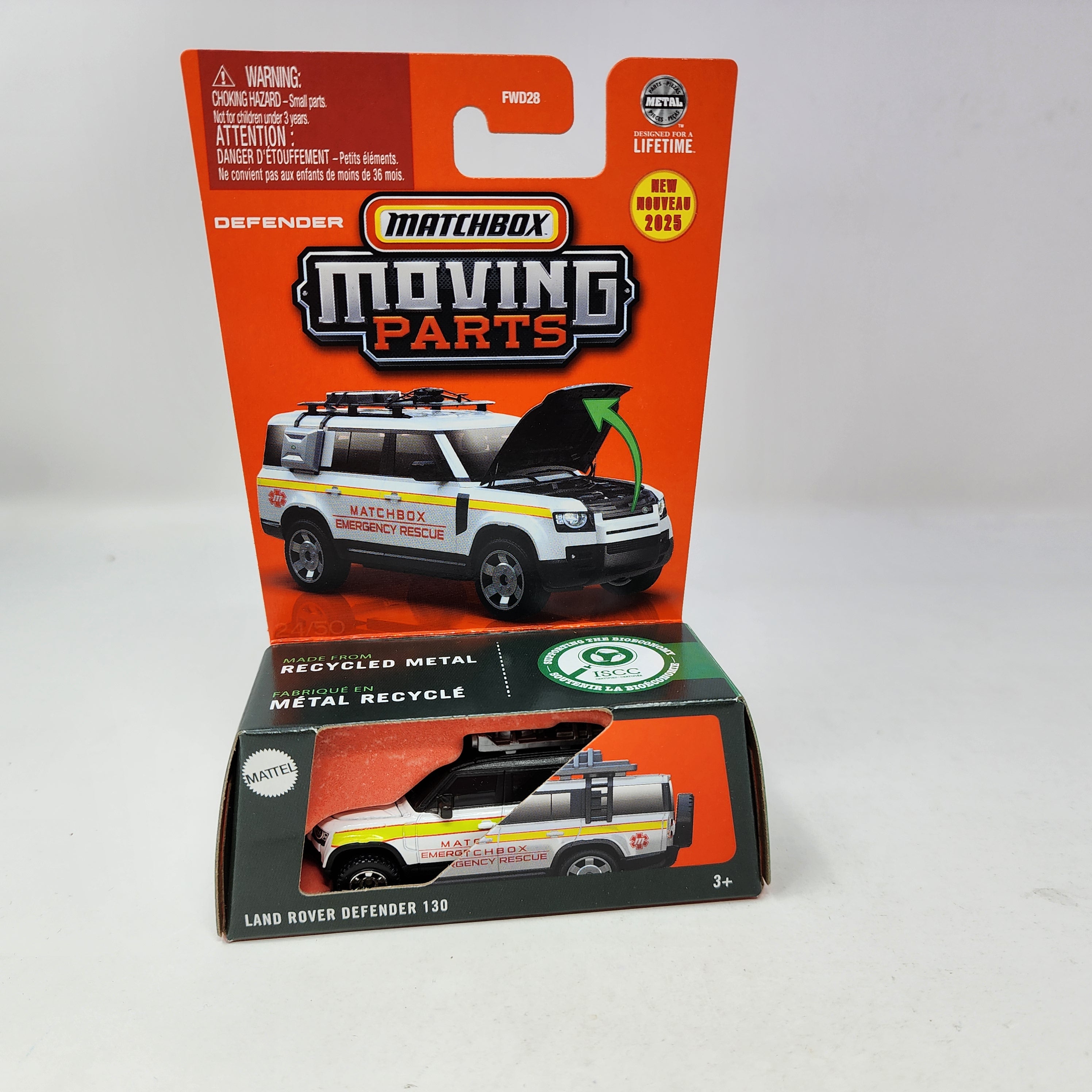 Land Rover Defender 130 * 2025 Matchbox Moving Parts Case D、mySite、hgirdovlk